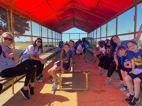 Kids on wagon ride